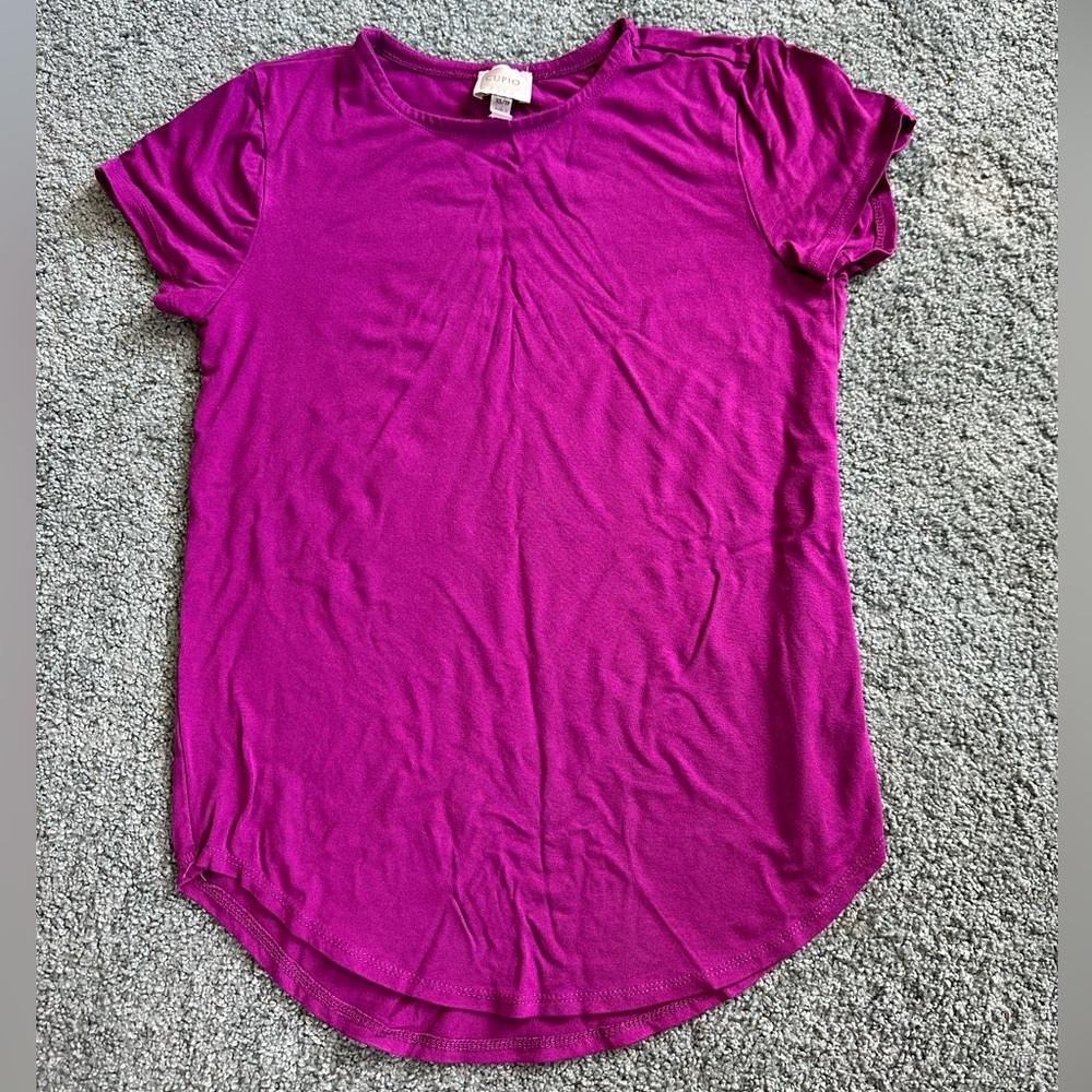 Soft purple loose fit t-shirt